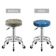 thumbnail image 5 of KLL Cartoon Animals 1 Round Bar Chair Cushion Cover 12 inch ,Bar Stool Protector with Elastic, Soft Washable, 5 of 6