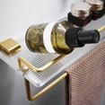 thumbnail image 3 of Estiloso Estante de Baño para Colgar en la Pared: Diseño Premium de Aluminio Espacial y Acrílico, 3 of 11
