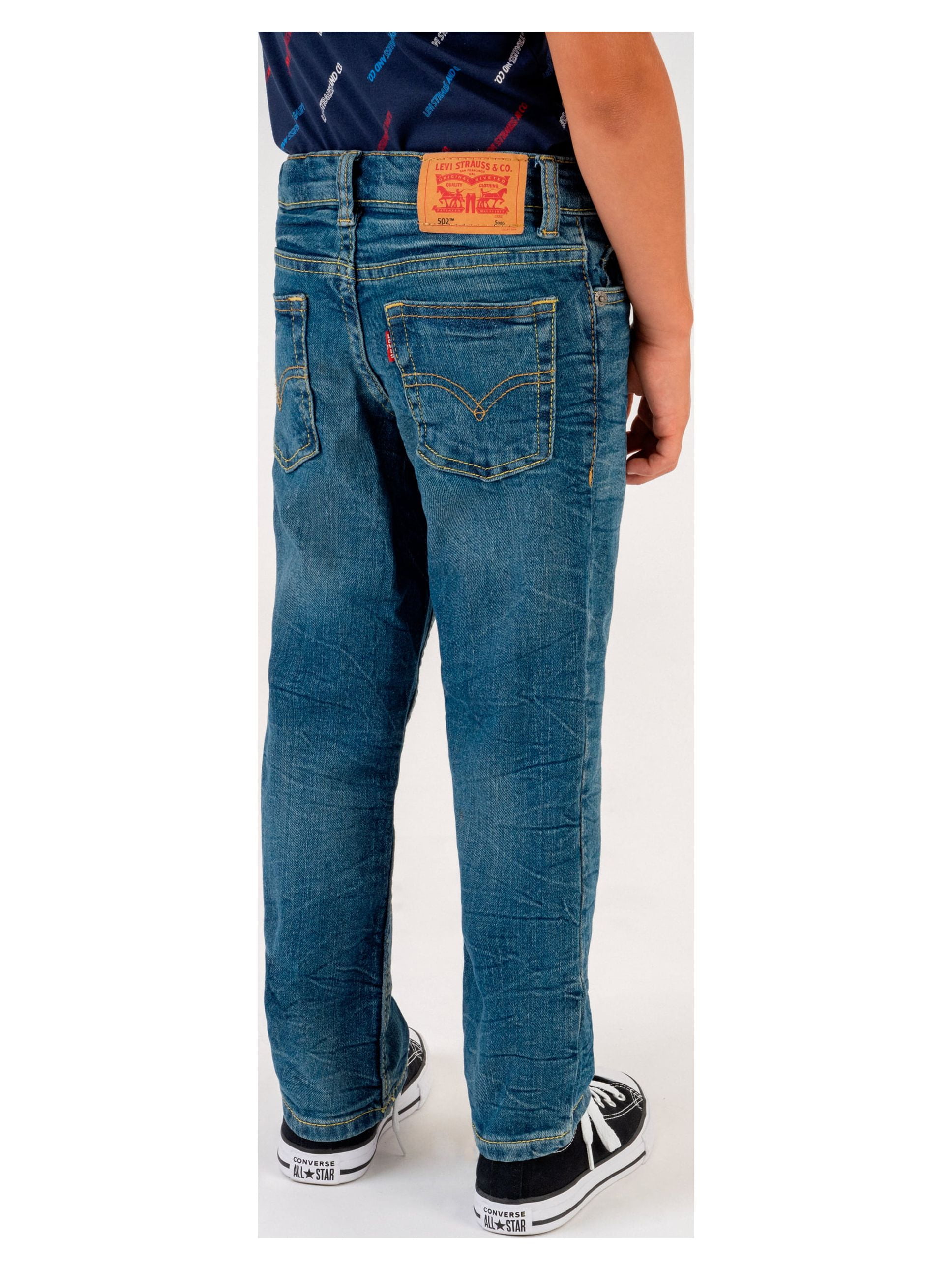 Levi s Boys Regular Taper Fit Jeans Sizes 4 20 Walmart