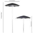thumbnail image 2 of Umbrella, Adjustable Sun Protection Garden Shade, Stainless Steel Frame Coated Fabric Outdoor Patio Cover Easy Installation, 2 of 3