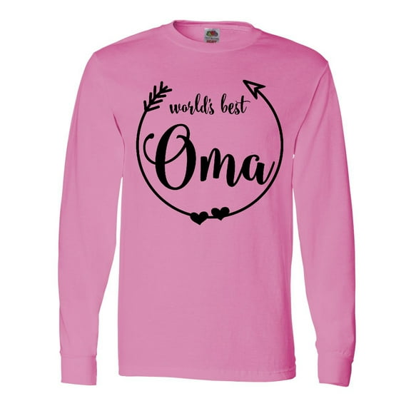 Inktastic World's Best Oma Long Sleeve T-Shirt