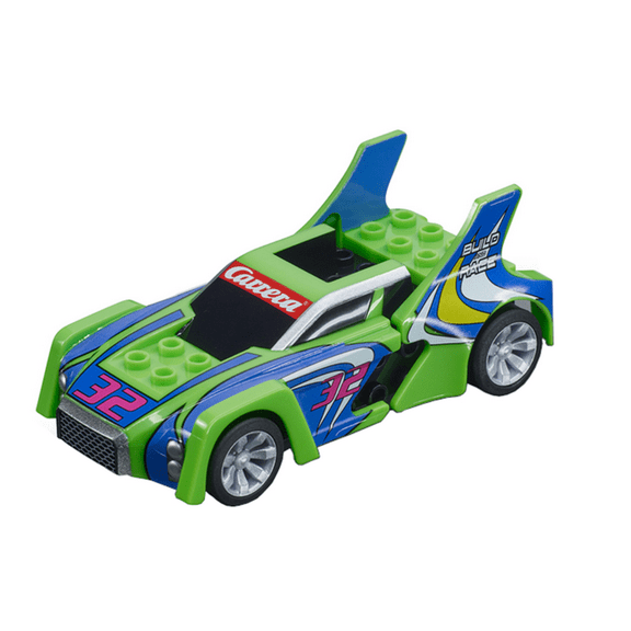 Carrera Build N' Racer Scale Analog Slot Car Racing Vehicle 20064192 - Green