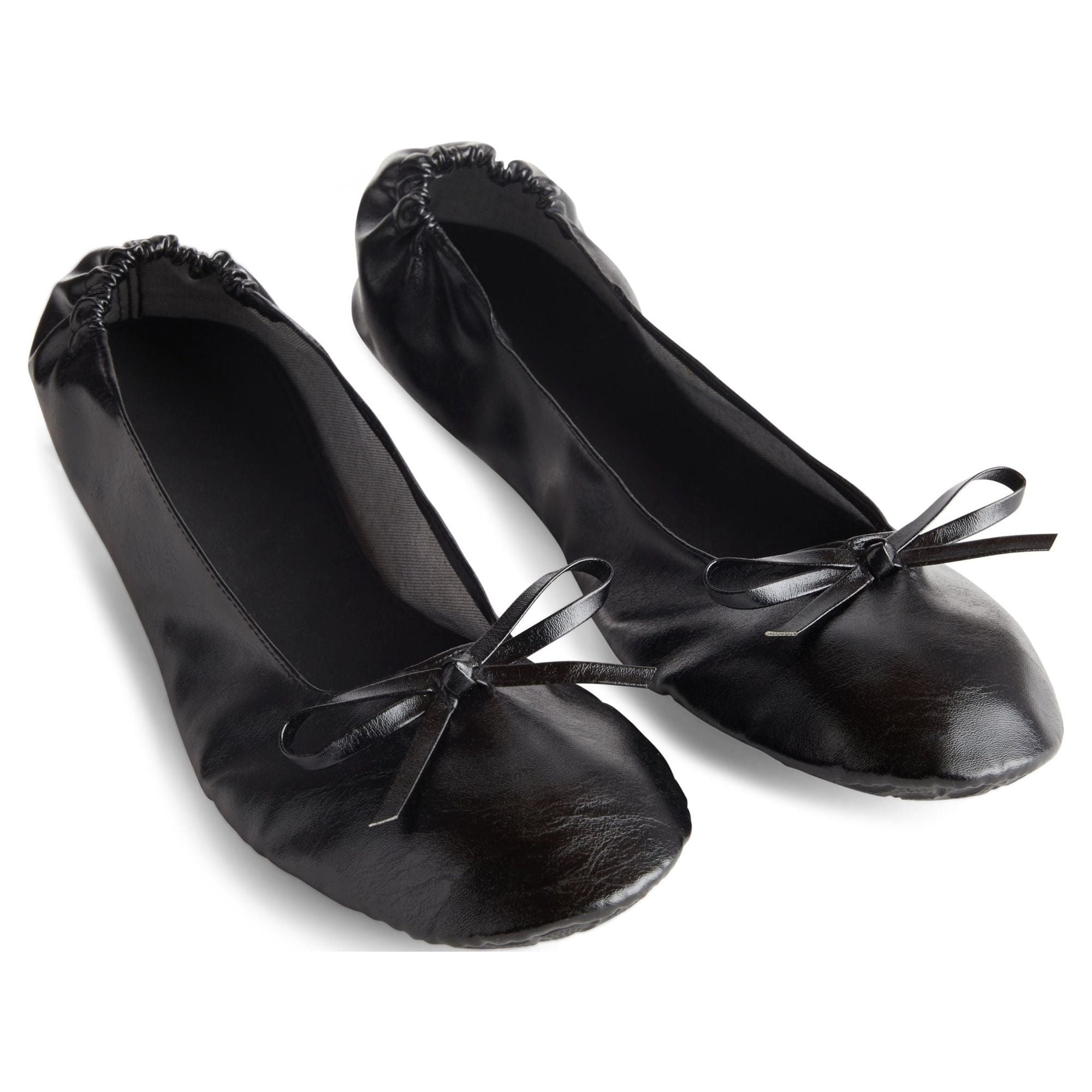 Roll up ballerina flats discount