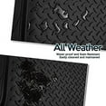 thumbnail image 2 of Zone Tech All-Weather Universal Rubber Trunk Cargo Liner Car Floor Mat, Black, 2 of 6