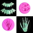 thumbnail image 3 of Halloween Silicone Molds  Halloween Party Cupcake Topper Decorating Tools  Baking DIY Tools for Chocolate  Fondant  Biscuits  Soap 6PCS, 3 of 7