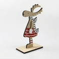 thumbnail image 2 of Home Decor Christmas Decoration Wooden Reindeer Ornament Party Holiday Atmosphere Ornaments Dropship, 2 of 5