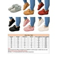 thumbnail image 2 of Gomelly Womens Moccasin Slippers Warm Winter Shoes Cozy House Shoes Red 4, 2 of 5