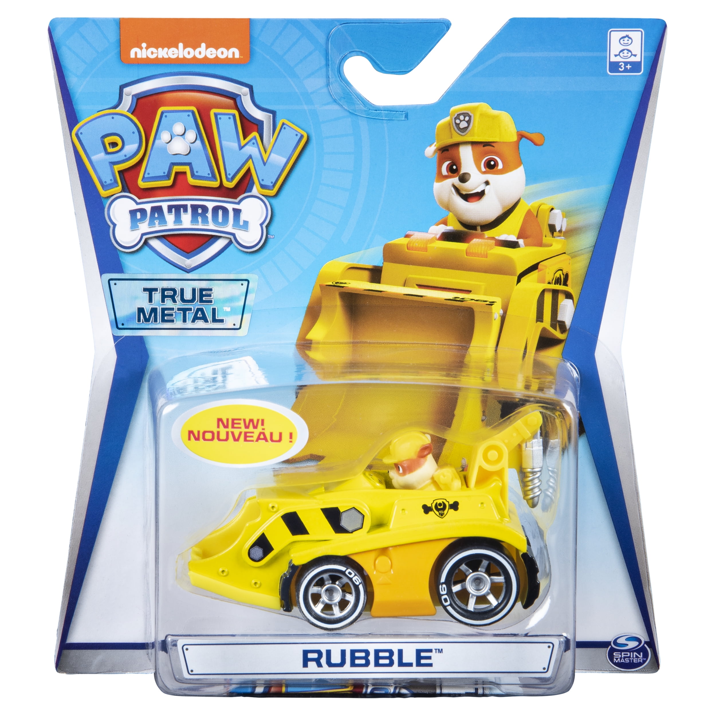 PAW Patrol, True Metal Rubble Collectible Vehicle, Classic Series Scale - Walmart.com