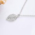 thumbnail image 4 of Boho Collier Pendentif Plume Superposé Collier Turquoise Chaîne Longue Feuille Perlée Colliers Bijoux pour Femmes et Filles, 4 of 7