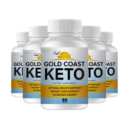 (5 Pack) Gold Coast - Gold Coast Keto Weight Loss Support Capsules