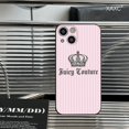 thumbnail image 3 of J-juicy c-couture-funda de teléfono para Iphone, carcasa suave de esqueleto oscuro para modelos 15, 14, 12, 11, 13 Pro Max, Mini, X, XR, XS, 7, 8 Max, SE, 2020, 3 of 5