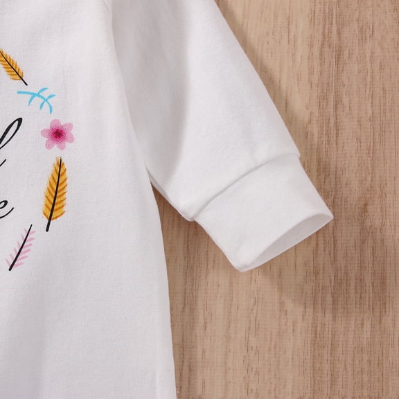 Vedolay Jumpsuits for Boys Baby Boys' Romper Kids Jumpsuits Button Down Ruffle Long Sleeve Winter Clothes,White 6-9 Months