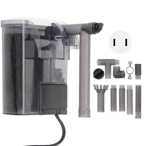 Filtro para colgar en la pared del acuario, filtro para colgar en la pared del acuario, filtro para colgar en la cascada, filtro montado en la pared para pecera, máxima comodidad