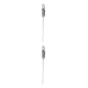 thumbnail image 1 of Brochetas de barbacoa Inteprter de acero inoxidable 45 cm para acampar reciclable portátil, 1 of 6