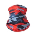 thumbnail image 2 of Summer Camo Neck Gaiter Cooling Face Mask Sun Hood Breathable Bandanas For Men Women Outdoor Sports Red One Size, 2 of 5
