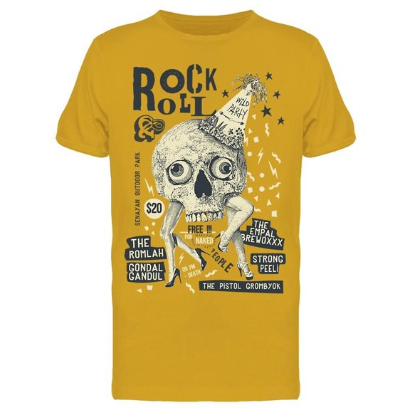 Rock And Roll Party Tee Men's -Image by Shutterstock