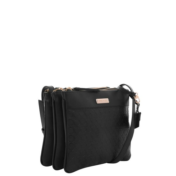 Cartera Negra Carteras Nine West Originales Bolsa Crossbody Nine