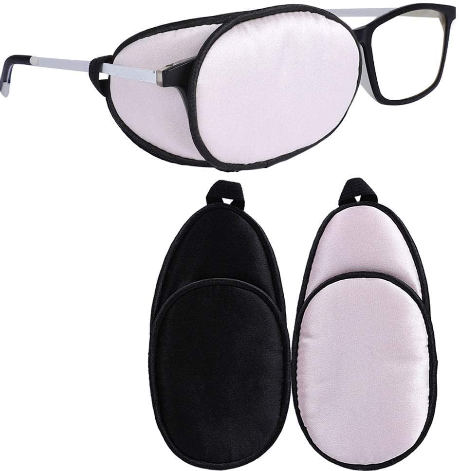 eZAKKA Eye Patches for Adults Kids Eye Patch for Glasses Silk Patch for