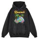thumbnail image 3 of Sudadera con capucha para hombre, estilo retro, desgastado, con estampado de dibujos animados hawaianos, de cocodrilo y surf, ropa informal de algodón 100 % a la moda, sudadera con capucha para otoño, 3 of 5