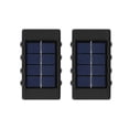 thumbnail image 1 of Matsuzay 2 piezas de lámpara de pared de valla de luz Solar recargable para patio trasero, luces de cubierta de detección automática de Iluminación y accesorios 8LED cálido, 1 of 3