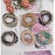 thumbnail image 3 of Xiao Hua Pulseras de cuentas apilables bohemias para mujer, pulseras elásticas multicolores, pulseras ajustables con cuentas en capas (rosa), 3 of 4