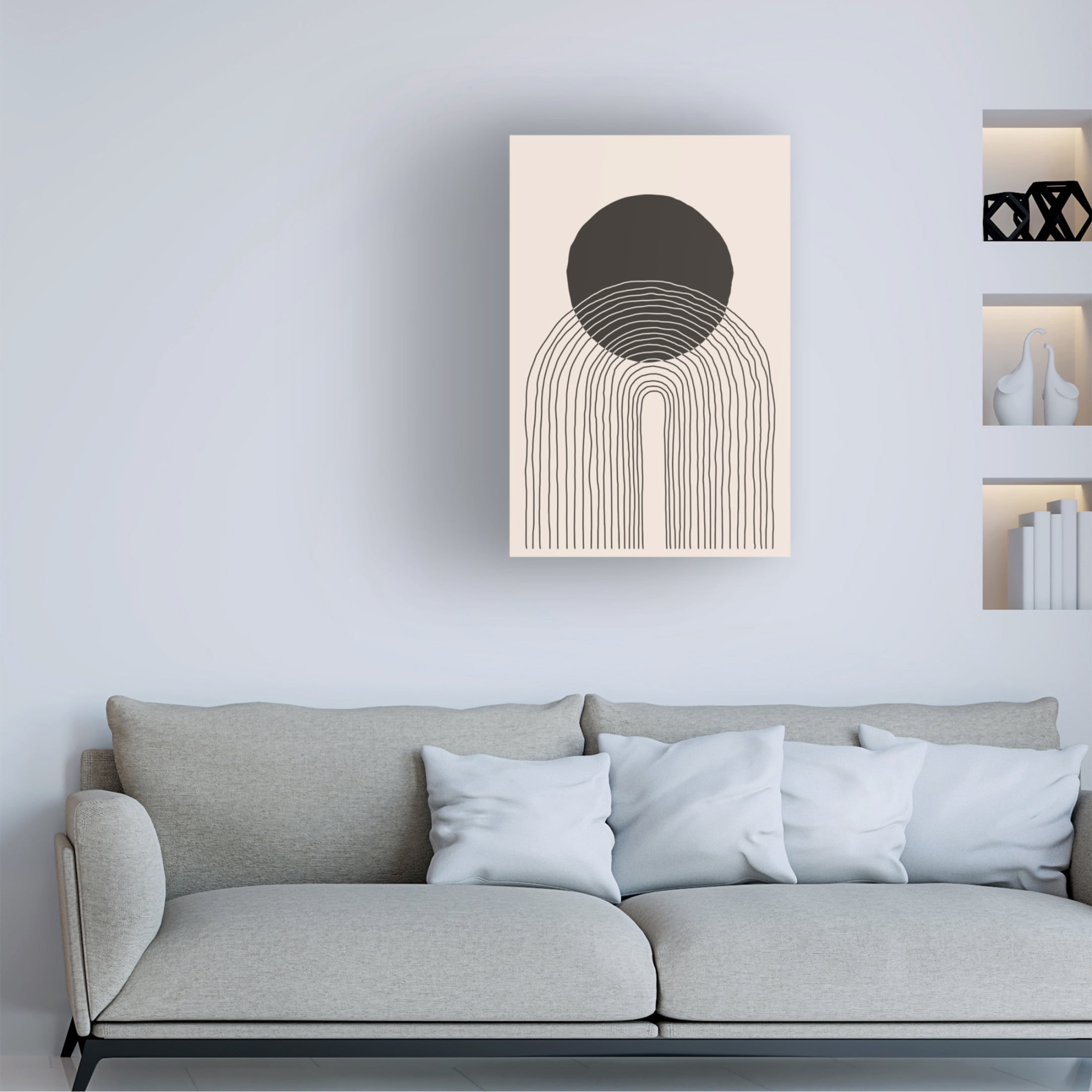 Trademark Fine Art jay stanley Minimal Design Set 8 Canvas Wall Art
