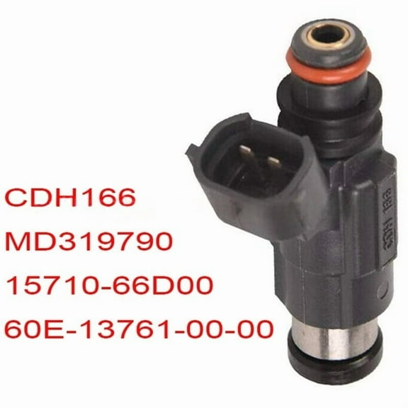 2 pcs fuel injector CDH166 MD319790 15710-66D00 60E-13761-00-00 CDH-166 for Mitsubishi