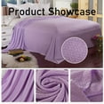 thumbnail image 2 of AUQ Silk Cooling Blanket,Eco-Friendly Bamboo Silk Blanket,Multi-Functional Lightweight Cooling Comforter for Office Naps,Sofa Throws,and Summer Travel,1.5m*2m,Purple, 2 of 5