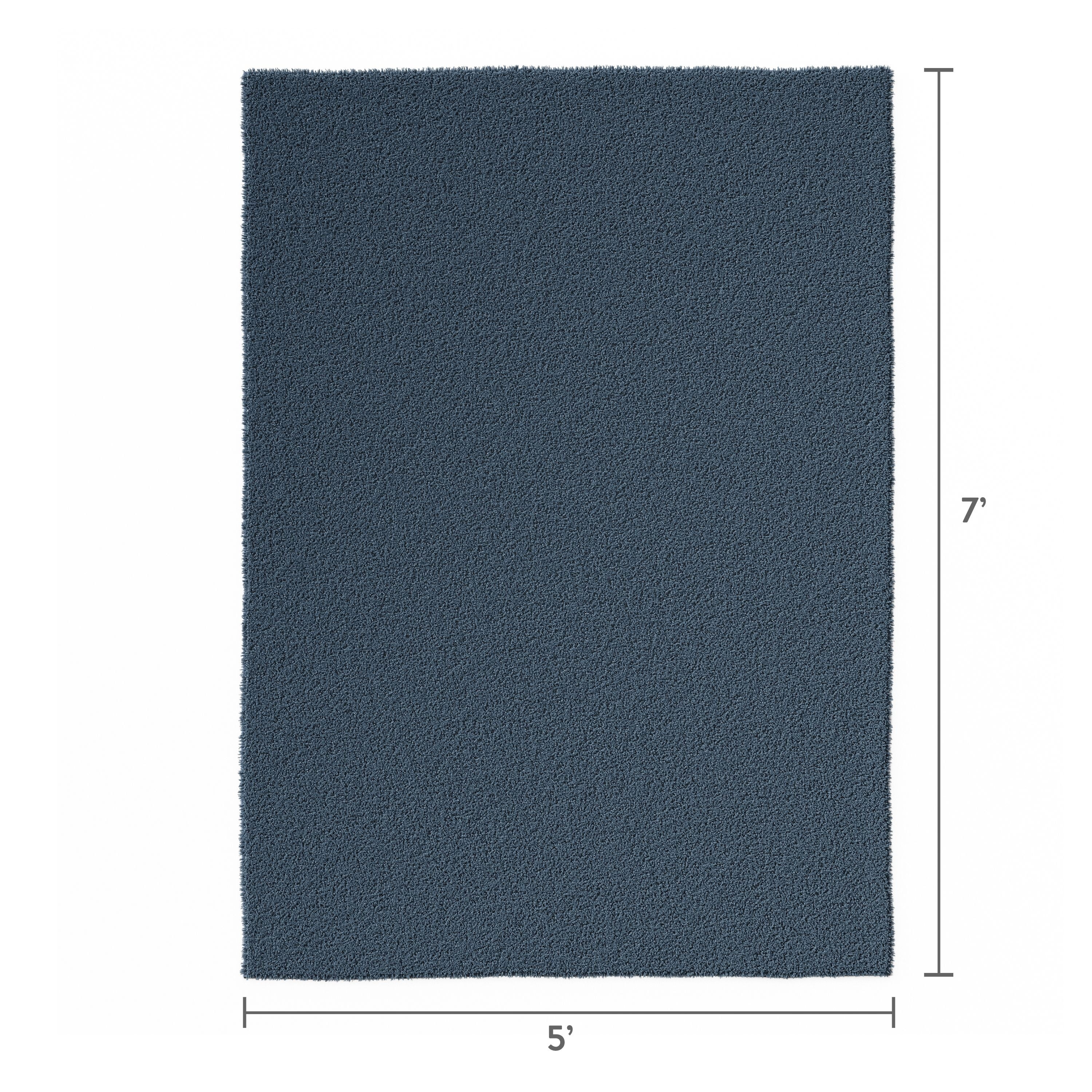 Mainstays Kids Tufted Blue Shag Area Rug, 5' x 7'