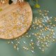thumbnail image 4 of 240 piezas de dijes de estrella tibetana en 2 colores, dije de estrella del norte, aretes y colgantes de aleación, dije de estrella de cuatro puntas en 3D., 4 of 6