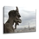 thumbnail image 2 of Póster de lienzo de gárgola de París, decoración de dormitorio, paisaje deportivo, decoración de oficina, regalo, estilo marco, 20 x 30 cm, 2 of 8