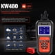 thumbnail image 2 of Instrumento de diagnóstico de fallas KONNWEI KW480 Todos los sistemas OBDⅡ Herramienta de diagnóstico de escáner con 11 funciones especiales de coincidencia de batería, verificación de DPF, SAS, prog, 2 of 8