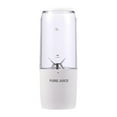 thumbnail image 1 of Licuadora portátil, exprimidor eléctrico, recargable por USB, 500 ml, mini licuadora para exteriores, viajes, fitness, oficina. Blanco, 1 of 9