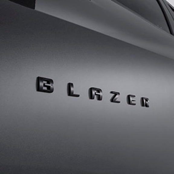 Genuine OE GM Blazer Emblem Package - Black 84188531