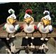 thumbnail image 4 of 1 pieza Estatuas de pollo Daze Escultura de pollo Daze para exteriores Escultura de pollo Daze Decoración de jardín para balcón y césped Jardín Rojo, 4 of 4
