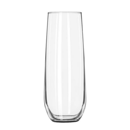 Stemless Flute Glass - Libbey 228 Stemless 8.5 Ounce Flute Glass - 12 / CS