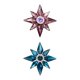 thumbnail image 1 of Broche de alfiler,Broche de estrella Broche de diamantes de imitación Pin de diseño vintage,Broche de novia con forma de estrella para el pecho para hombre y mujer,Broche elegante y brillante, 1 of 8