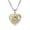 C, variant on Jewelry VerPetridure Heart Pendant Necklace Engraved With MOM Mother Plot Gift Love Accessories