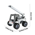 thumbnail image 3 of IFNWSV Erector Set for Boys Age 8-12, Metal Assembly Engineering Car Toy, Engineering Metal Building Kit, Construction Truck Building Toys for Boys Age 8-12 DIY STEM Educational Gifts, 3 of 7