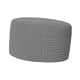 thumbnail image 2 of Funda para reposapiés de sofá, funda para taburete con base elástica, funda protectora gruesa Gris claro, 2 of 9