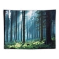 thumbnail image 5 of ONETECH Forest Tapestry Home Decor Landscape Tapestry Living Room Bedroom Decoration Tapestry Magic Tapestry Curtain (Forest White Light), 5 of 7