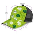 thumbnail image 2 of Lsque St Patrick's Day7 Printed Trucker Hat - Baseball Cap for Men Women - Breathable Mesh Side, Adjustable Fit - for Casual Wear, 2 of 7