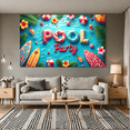 thumbnail image 6 of LUUFILx Pool Party Backdrop Banner Summer Decorations Photography Props for Outdoor Background Beach Luau Event Celebration Party Supplies, 6 of 7