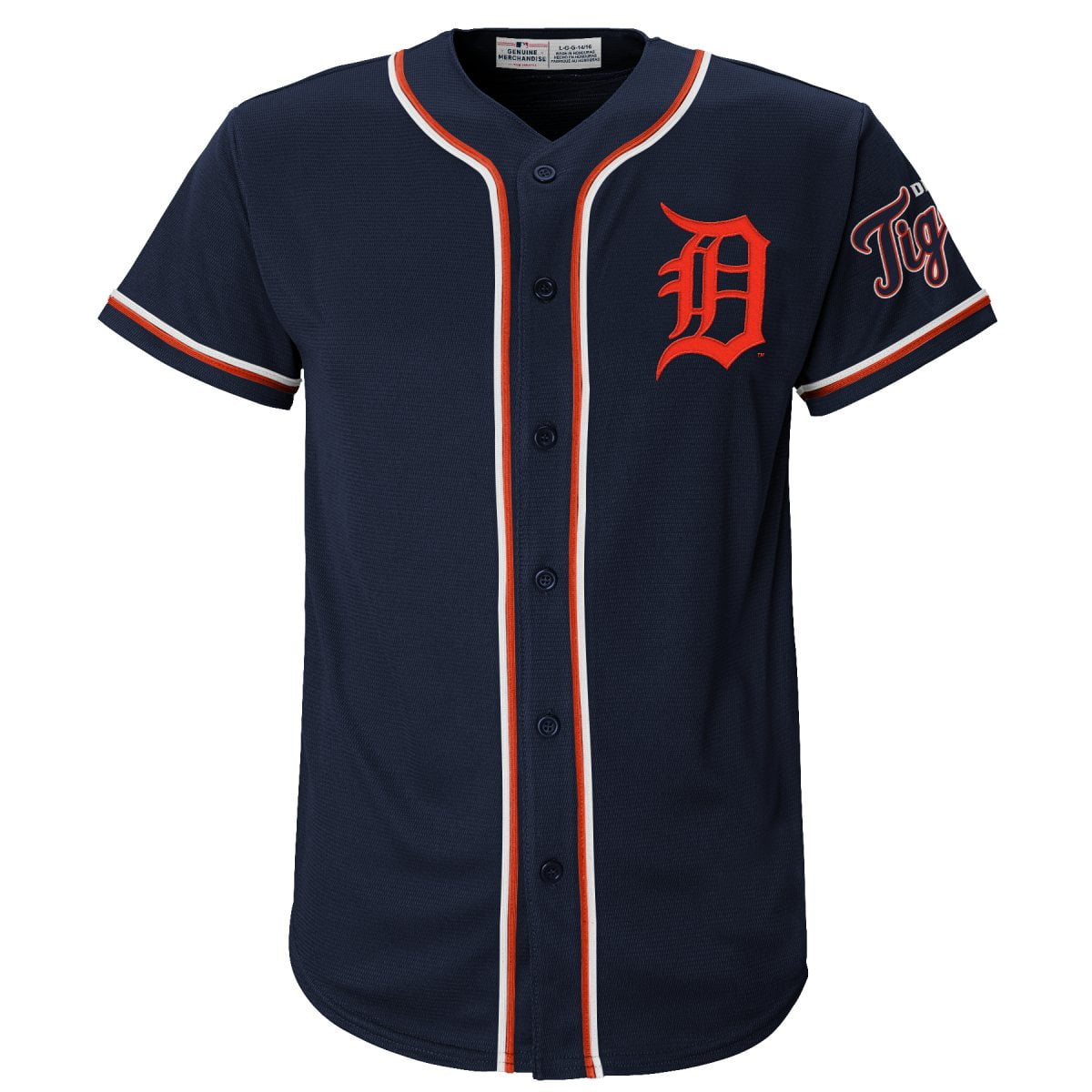 MLB Detroit Tigers Youth Primary Color Synthetic Jersey