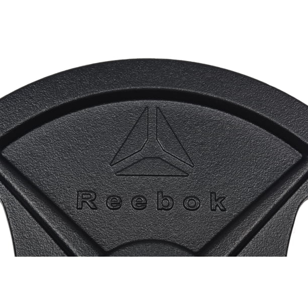 Reebok 25lb Standard Cast Iron Precision Weight Plate with 2-Grip