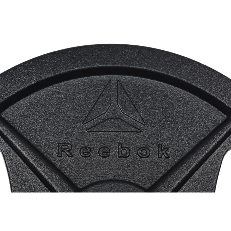 Reebok 25lb Standard Cast Iron Precision Weight Plate with 2-Grip