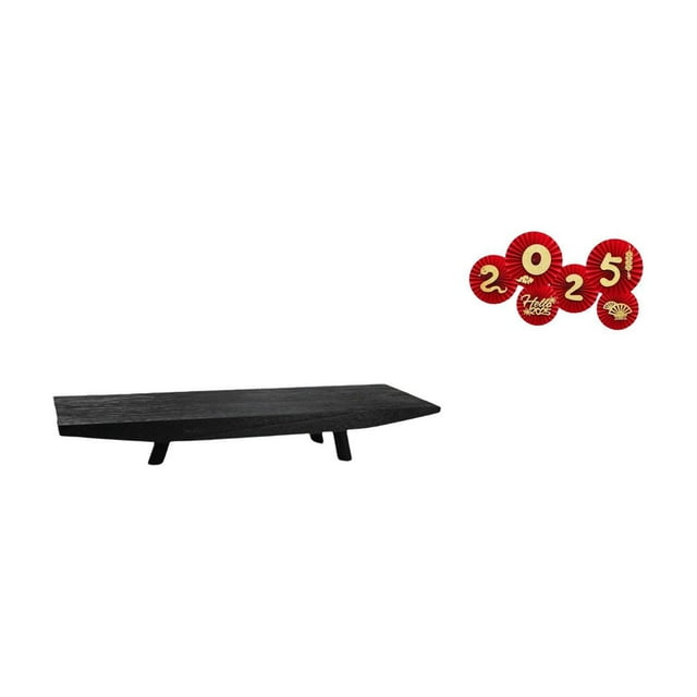 Bandeja Rústica Para Servir Con Cuenco Multiusos Para Aperitivos Y Adorno De Bendición De Abanico De Papel Para Año Nuevo Chino, Ideal Para La Celebración Del Festival De Primavera, Diseño