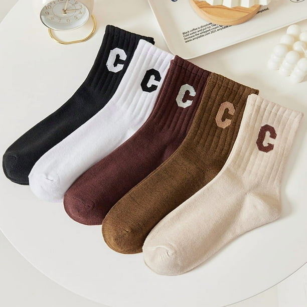 5 pares de calcetines cálidos para mujer, calcetines térmicos de invierno, calcetines gruesos de invierno para mujer, calcetines suaves de lana, calcetines térmicos esponjosos.