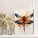 thumbnail image 2 of Qisvanset Framed Canvas Wall Art 12x16 Inch Watercolor Dragonfly Nature Home Canvas Wall Art, 2 of 5