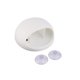 thumbnail image 5 of Moluckfu Bathroom Toothbrush Organizer White with Suction Cups Easy to Mount and Clean, 5 of 5